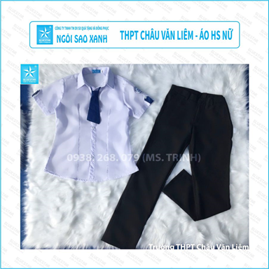 ÁO HS NỮ - THPT CHÂU VĂN LIÊM
